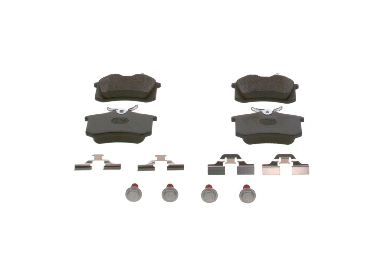 0986494600 Bosch Sapatas do freio traseiras de disco