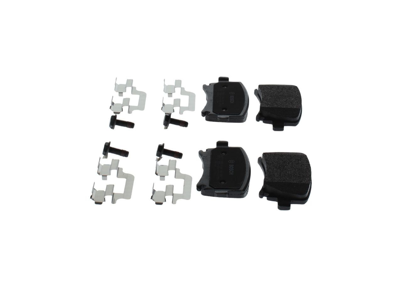 Compre 0986494649 Bosch Sapatas do freio traseiras de disco