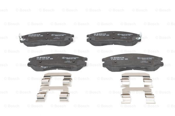 Sapatas do freio dianteiras de disco 0986494650 Bosch