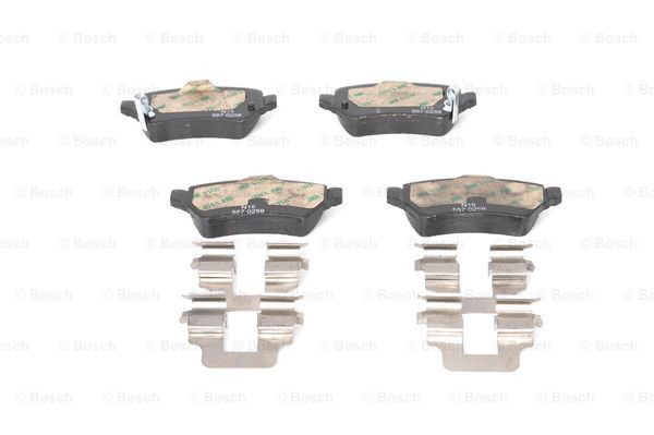 Compre 0986494654 Bosch Sapatas do freio traseiras de disco