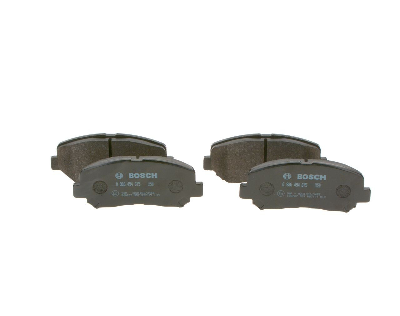 Compre 0986494675 Bosch Sapatas do freio dianteiras de disco