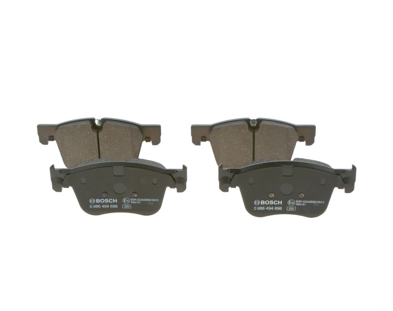 0986494696 Bosch Sapatas do freio dianteiras de disco