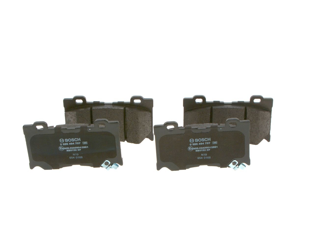 0986494707 Bosch Sapatas do freio dianteiras de disco