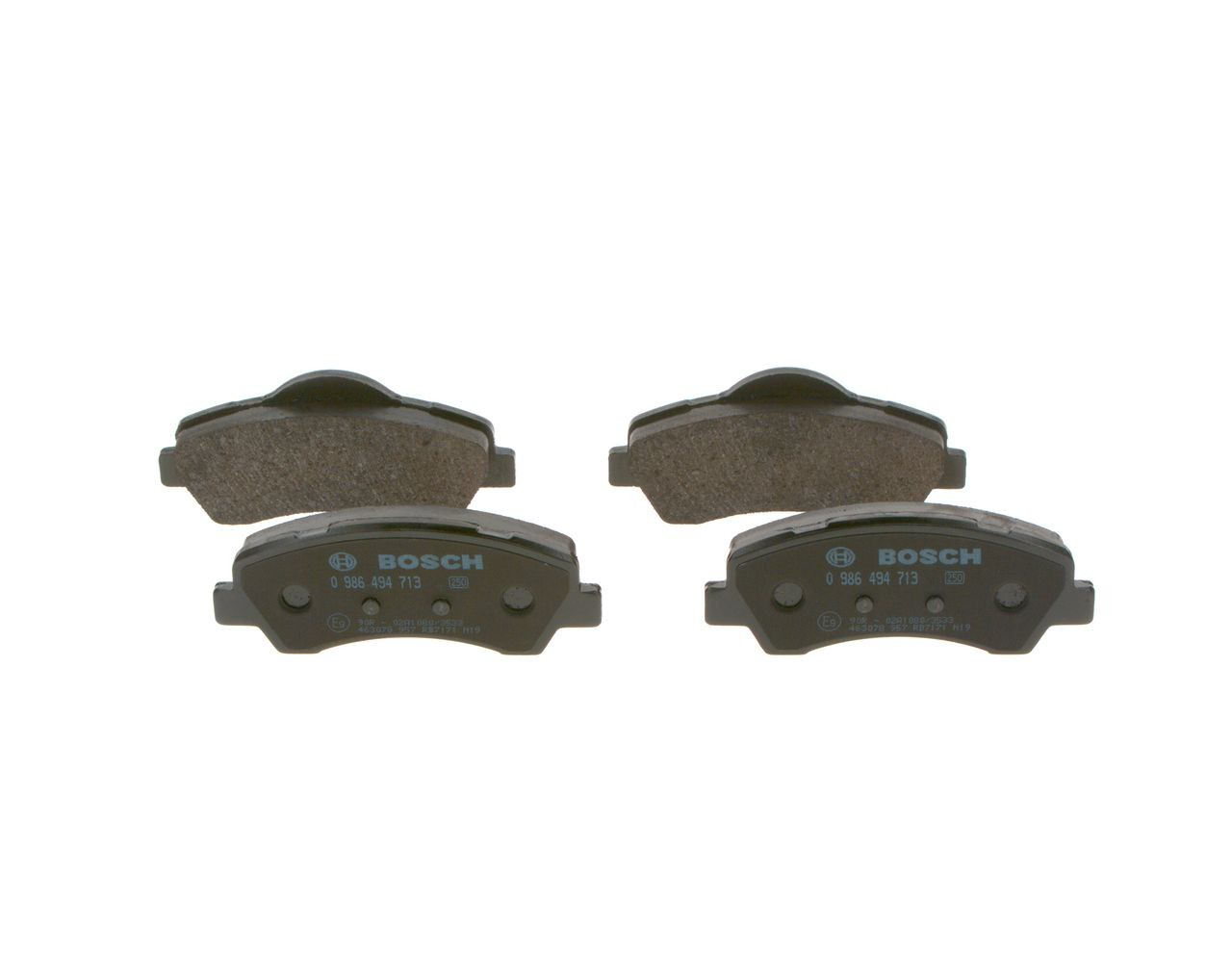 0986494713 Bosch Sapatas do freio dianteiras de disco