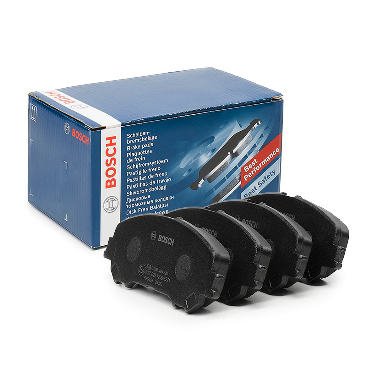 0986494720 Bosch Sapatas do freio dianteiras de disco