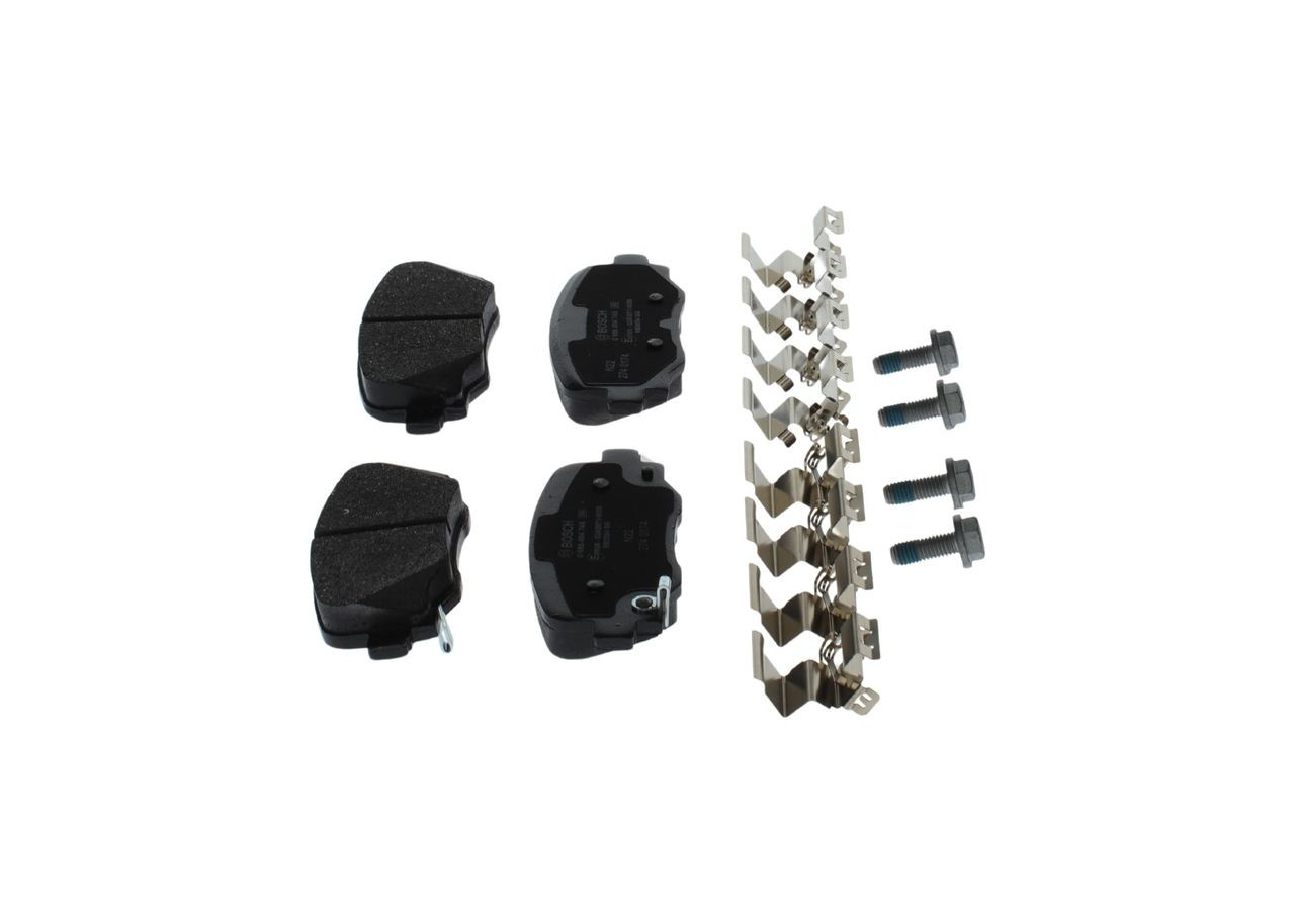Sapatas do freio traseiras de disco 0986494745 Bosch
