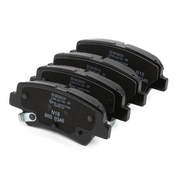 Compre 0986494768 Bosch Sapatas do freio traseiras de disco