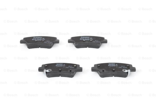 Sapatas do freio traseiras de disco 0986494768 Bosch