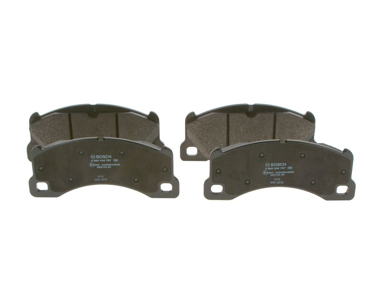 Compre 0986494787 Bosch Sapatas do freio dianteiras de disco