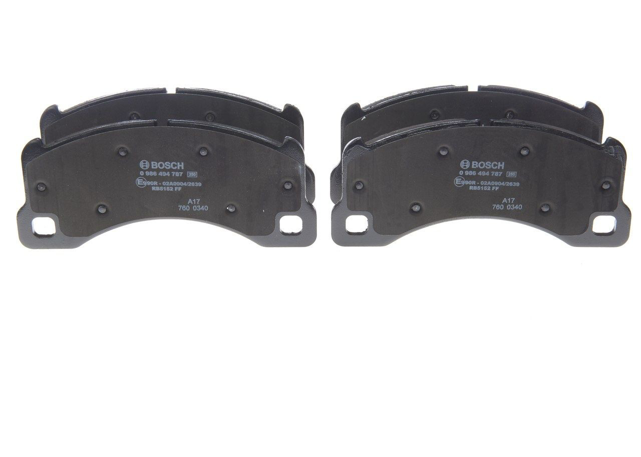 0986494787 Bosch Sapatas do freio dianteiras de disco