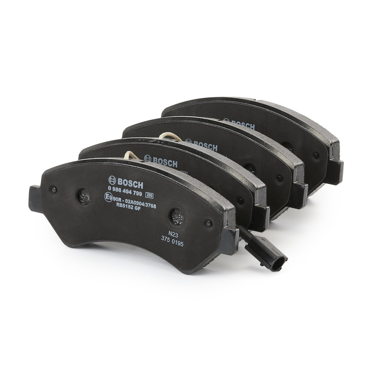 Compre 0986494799 Bosch Sapatas do freio dianteiras de disco