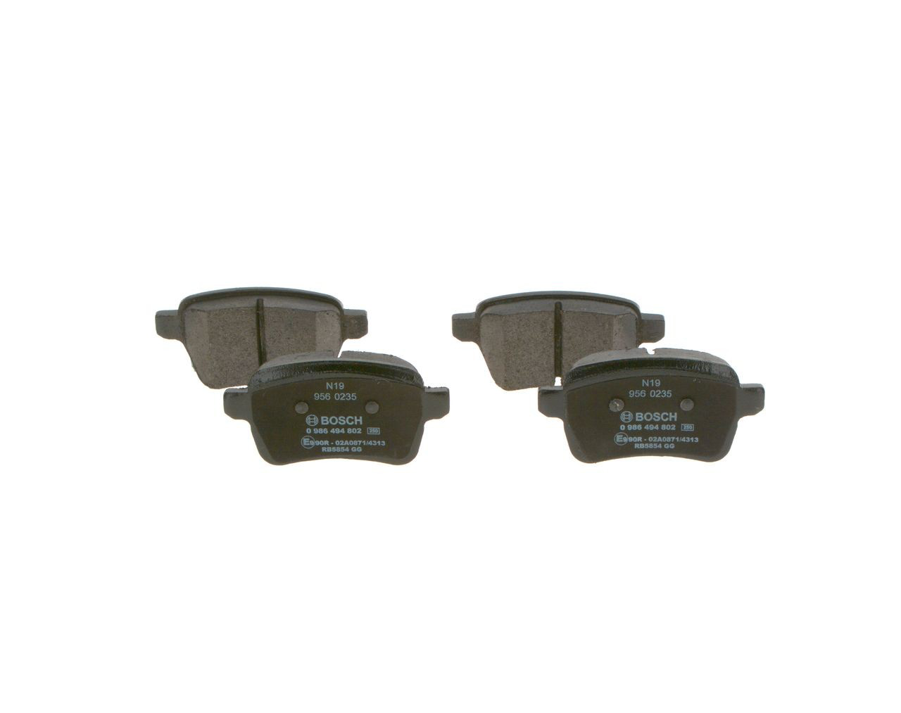 Sapatas do freio traseiras de disco Bosch 0986494802 preço, a partir de 37,83 USD