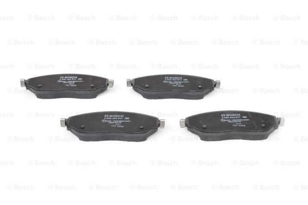 Compre 0986494817 Bosch Sapatas do freio dianteiras de disco
