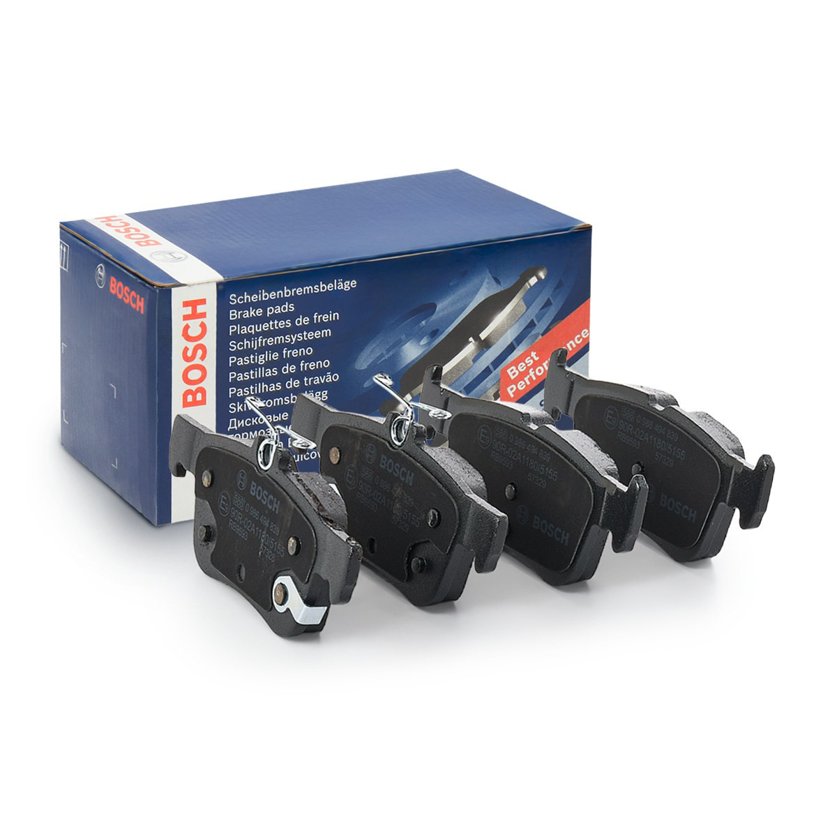 Sapatas do freio traseiras de disco Bosch 0986494839 preço, a partir de 31,27 USD