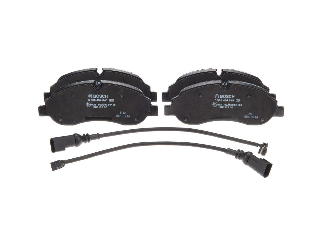 Compre 0986494845 Bosch Sapatas do freio dianteiras de disco