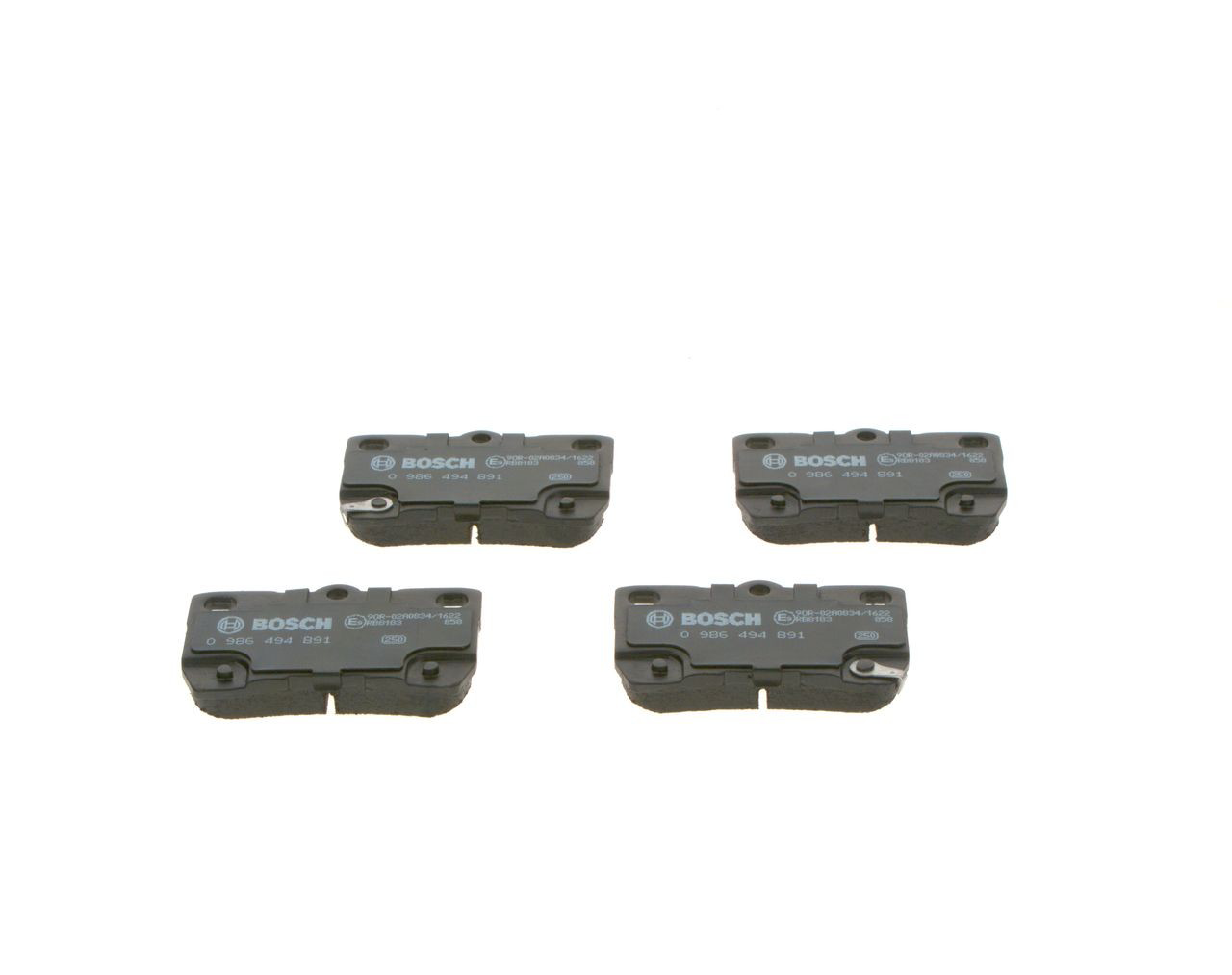 Sapatas do freio traseiras de disco Bosch 0986494891 preço, a partir de 27,72 USD