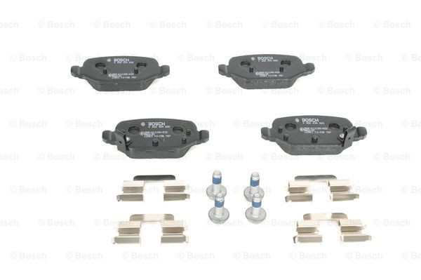 Compre 0986494935 Bosch Sapatas do freio traseiras de disco