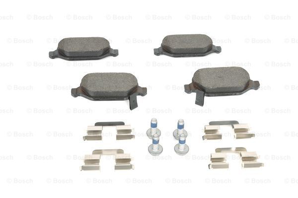 Sapatas do freio traseiras de disco 0986494935 Bosch
