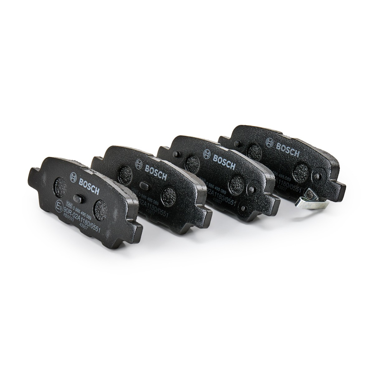 Compre 0986495089 Bosch Sapatas do freio traseiras de disco