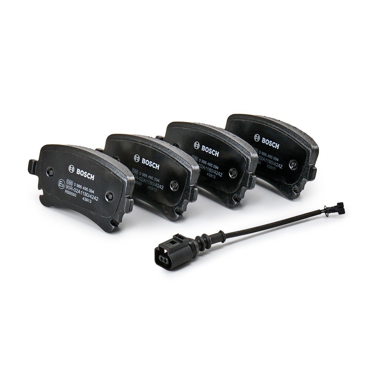 Sapatas do freio traseiras de disco 0986495094 Bosch