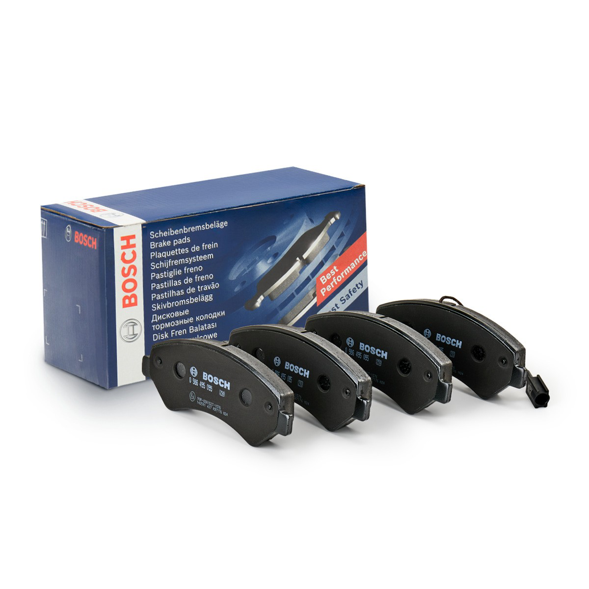 Compre 0986495095 Bosch Sapatas do freio dianteiras de disco