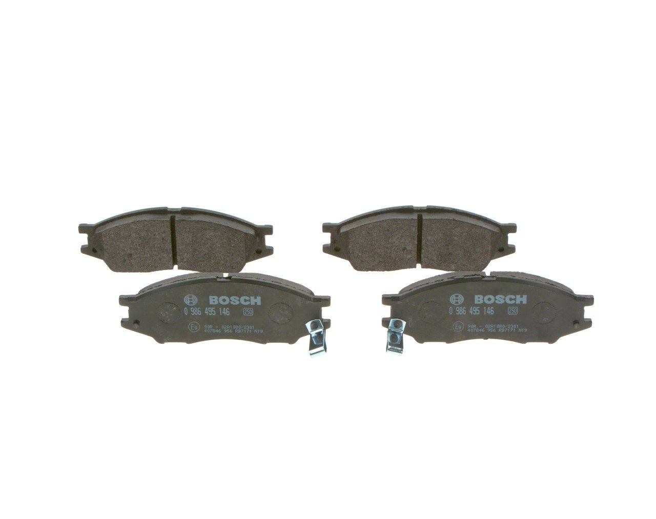 Compre 0986495146 Bosch Sapatas do freio dianteiras de disco