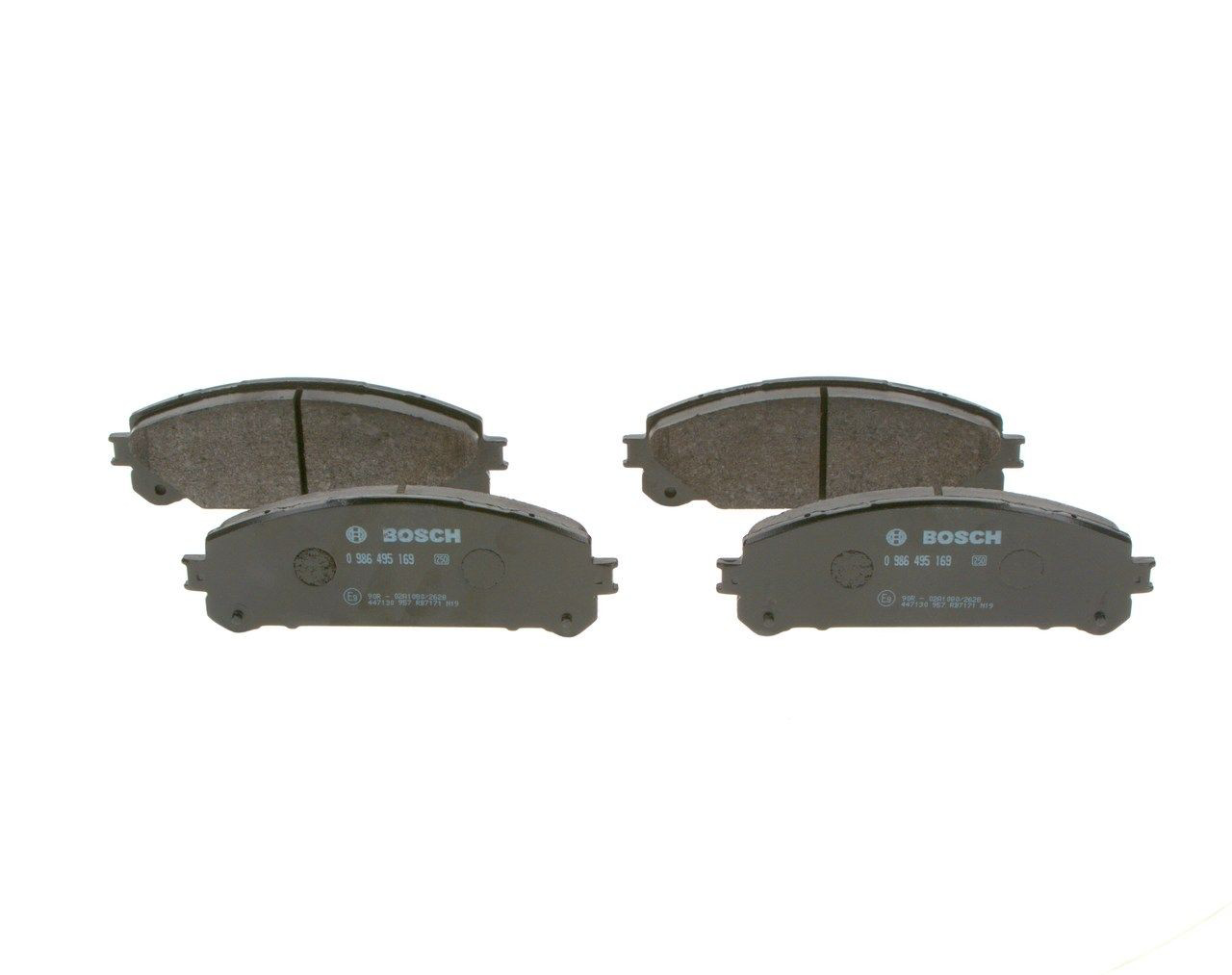 Sapatas do freio dianteiras de disco 0986495169 Bosch