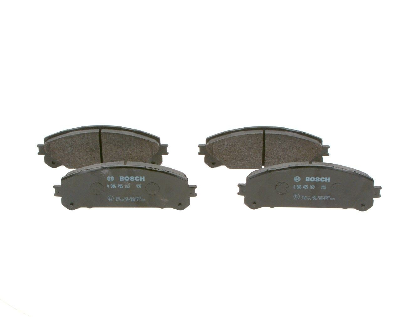 0986495169 Bosch Sapatas do freio dianteiras de disco