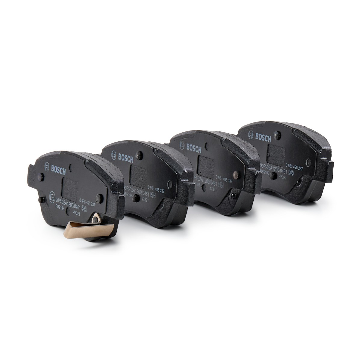Compre 0986495237 Bosch Sapatas do freio dianteiras de disco