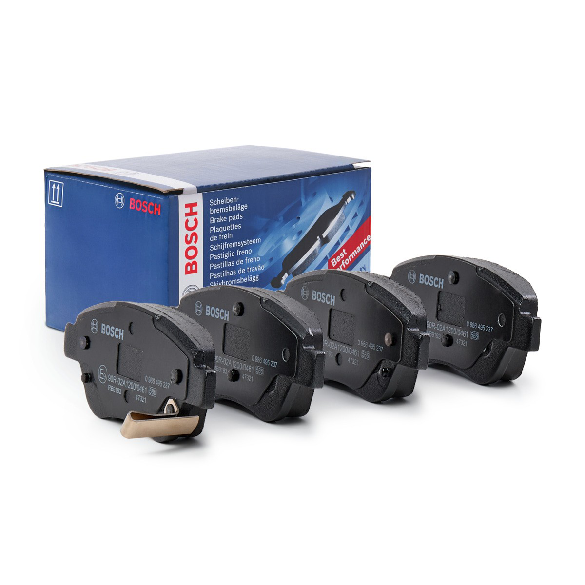 Sapatas do freio dianteiras de disco Bosch 0986495237 preço, a partir de 36,68 USD