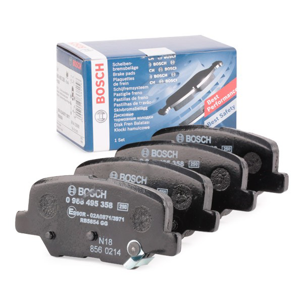 0986495358 Bosch Sapatas do freio traseiras de disco