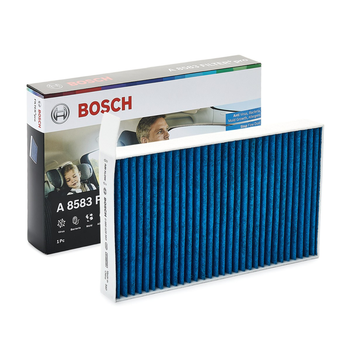 Filtro de salão Bosch 0986628583 preço, a partir de 15,40 USD