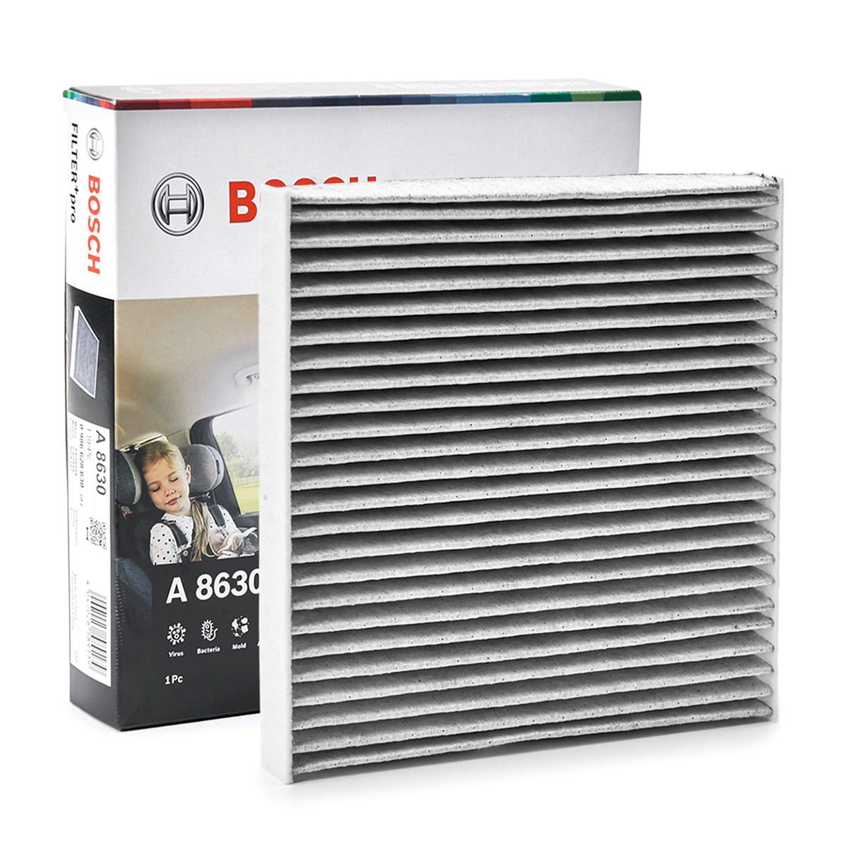 Filtro de salão Bosch 0986628630 preço, a partir de 14,49 USD