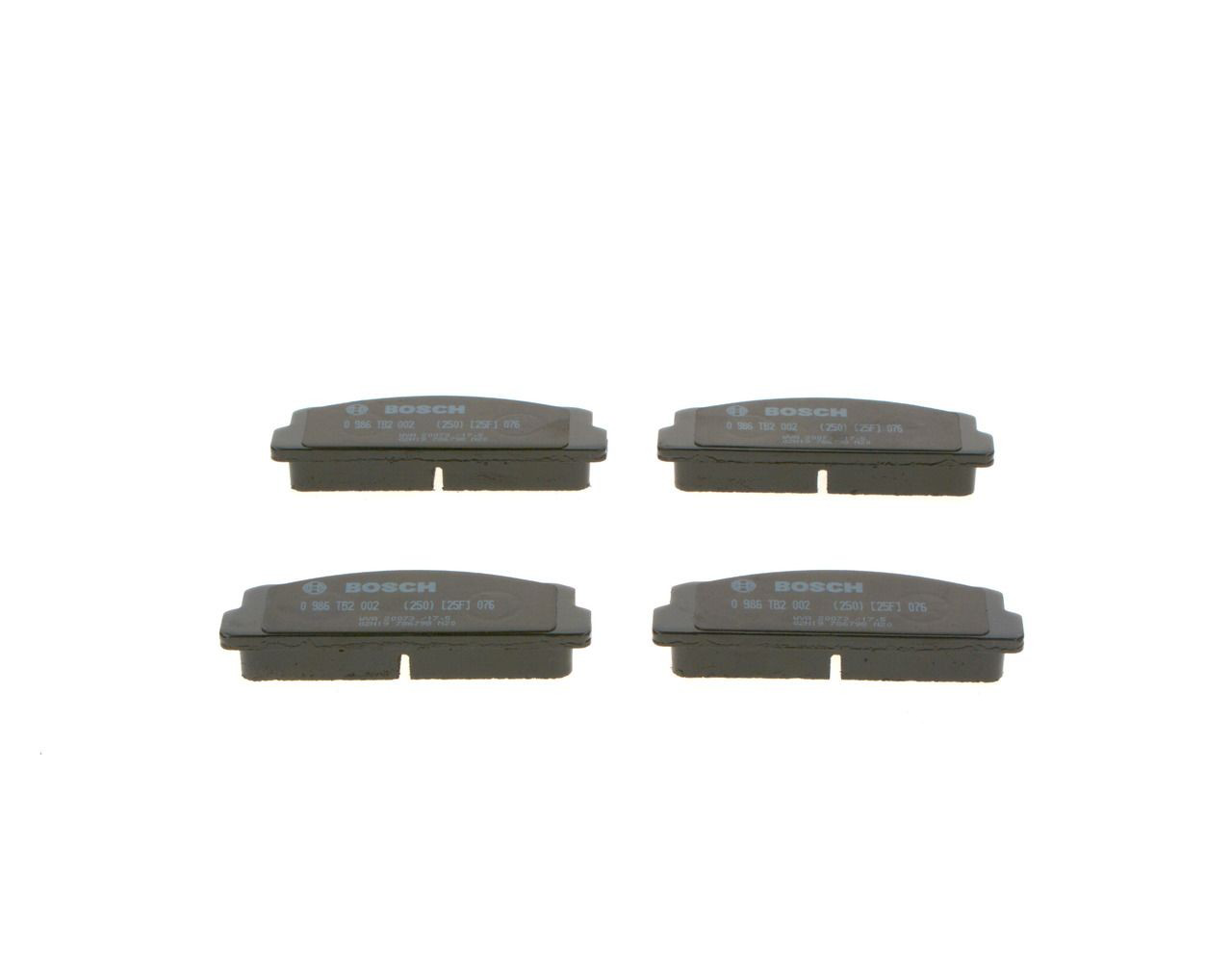 Compre 0986TB2002 Bosch Sapatas do freio dianteiras de disco