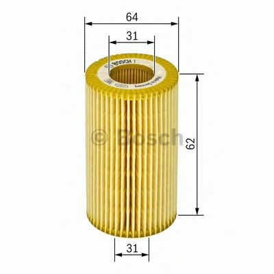 Filtro de óleo 1457429194 Bosch