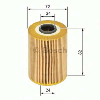 Filtro de óleo 1457429197 Bosch