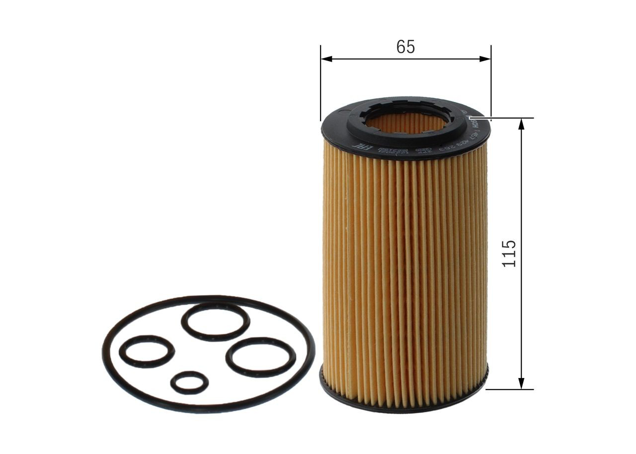 Compre 1457429263 Bosch Filtro de óleo