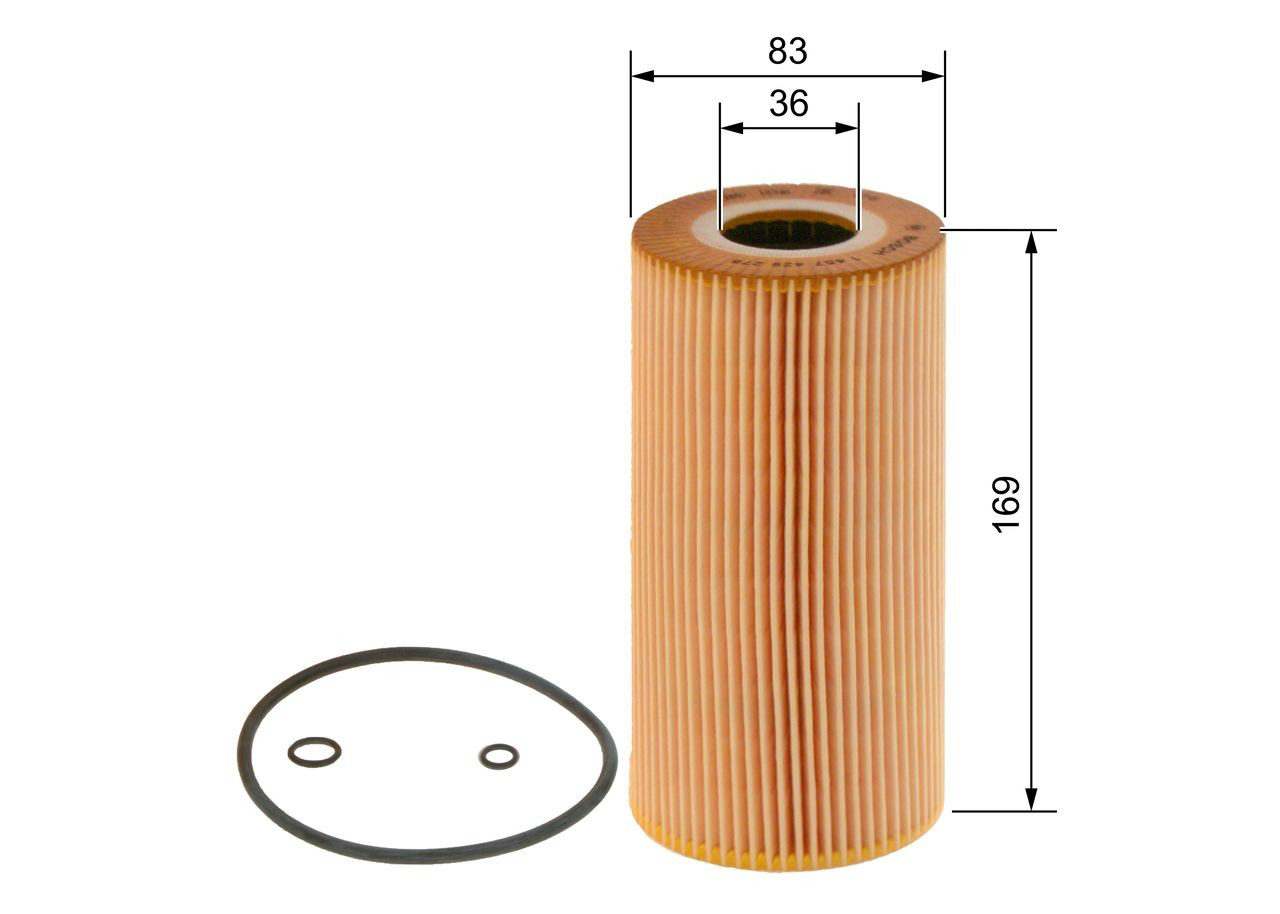 Filtro de óleo Bosch 1457429278 preço, a partir de 10,28 USD