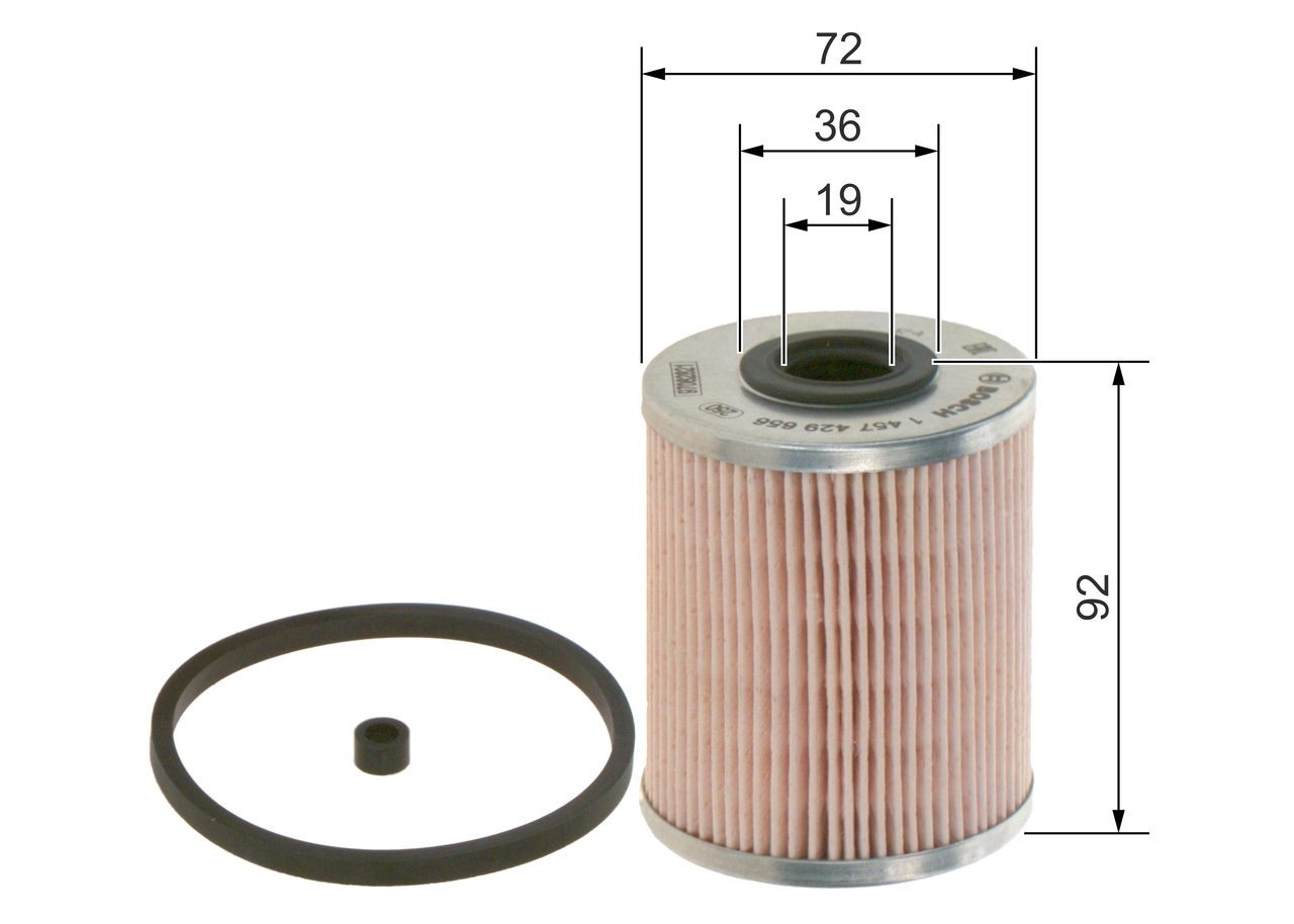 Filtro de combustível Bosch 1457429656