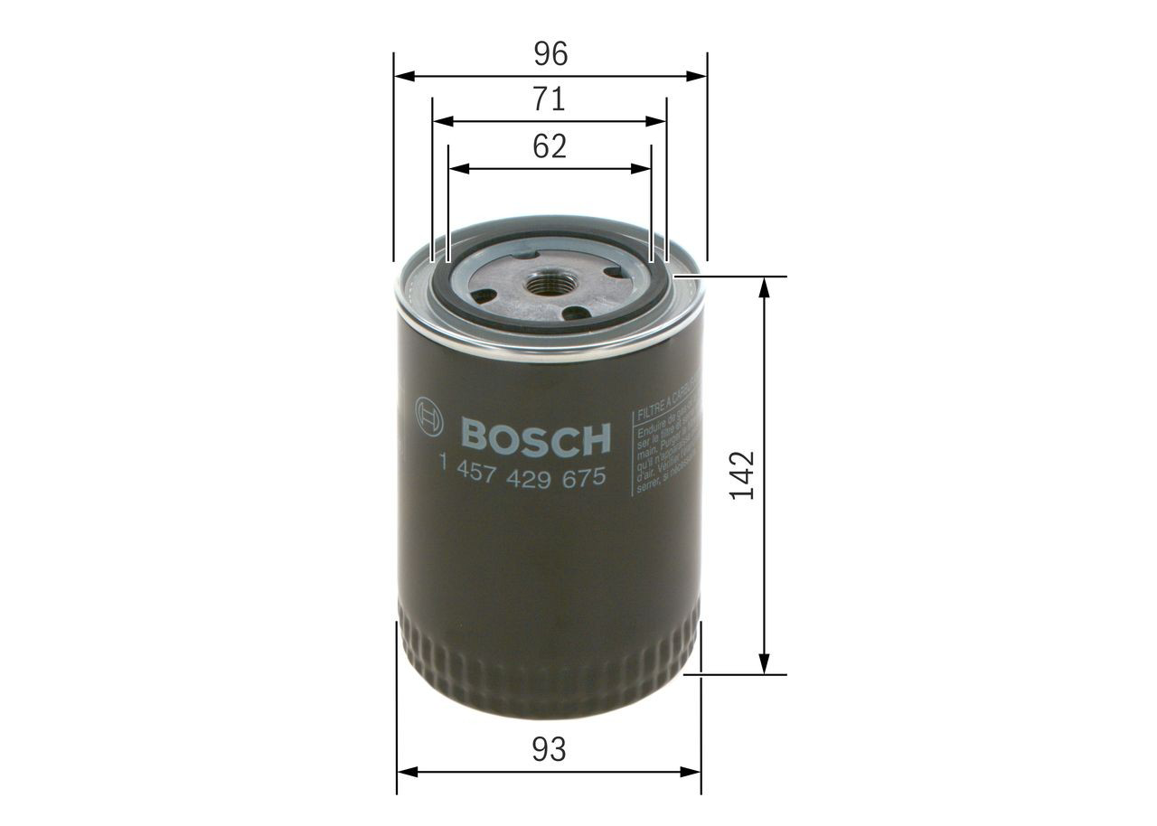 Filtro de combustível 1457429675 Bosch