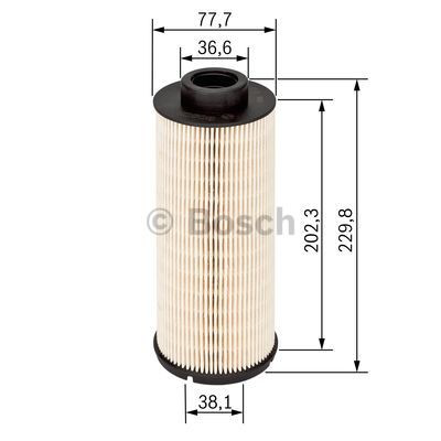 Filtro de combustível 1457431710 Bosch