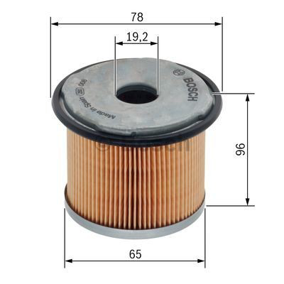 Filtro de combustível Bosch 1457431720