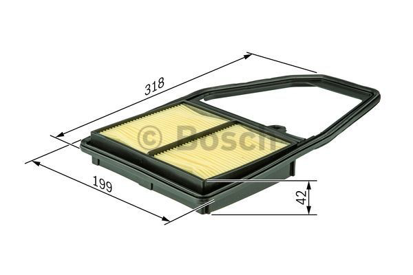 Compre 1457433322 Bosch Filtro de ar