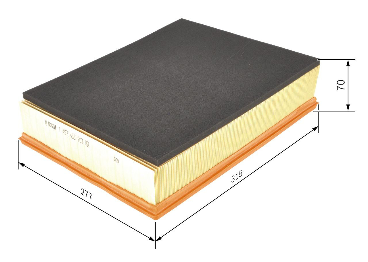 Filtro de ar 1457433703 Bosch