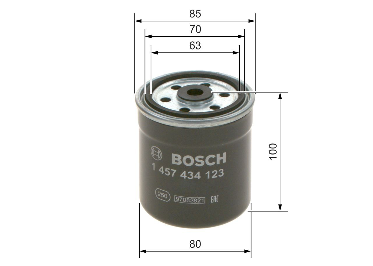 Compre 1457434123 Bosch Filtro de combustível