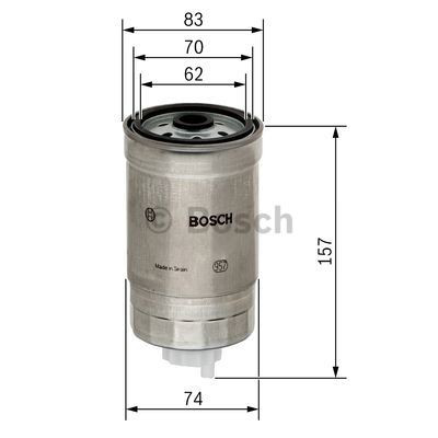 Compre 1457434194 Bosch Filtro de combustível