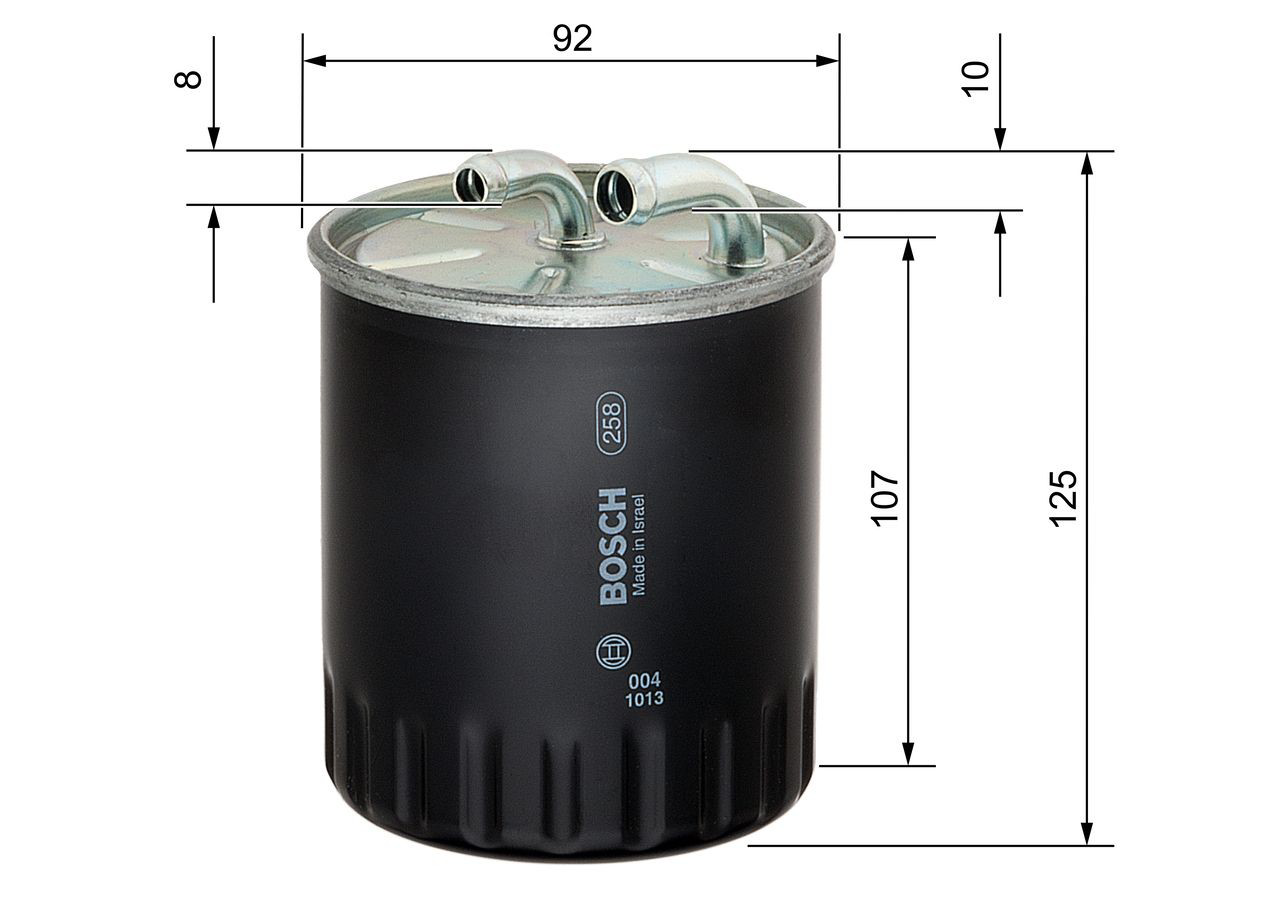 Filtro de combustível 1457434437 Bosch