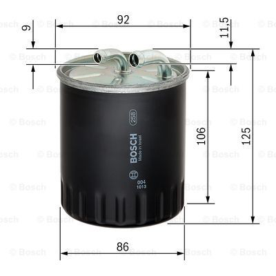 Filtro de combustível Bosch 1457434437 preço, a partir de 22,85 USD