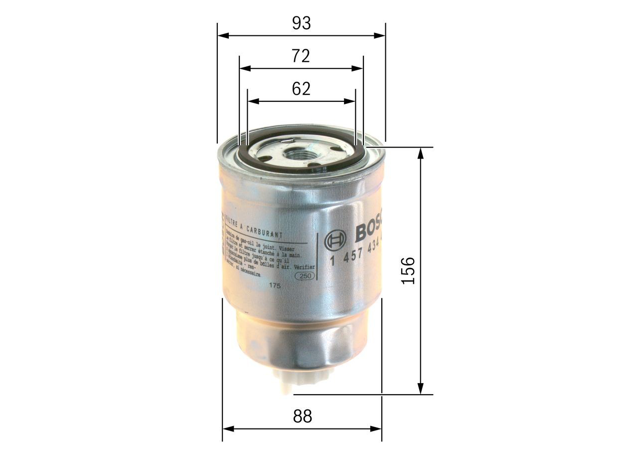 Filtro de combustível Bosch 1457434439