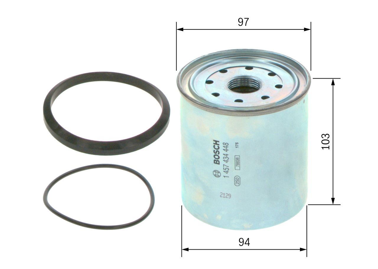 Filtro de combustível 1457434448 Bosch